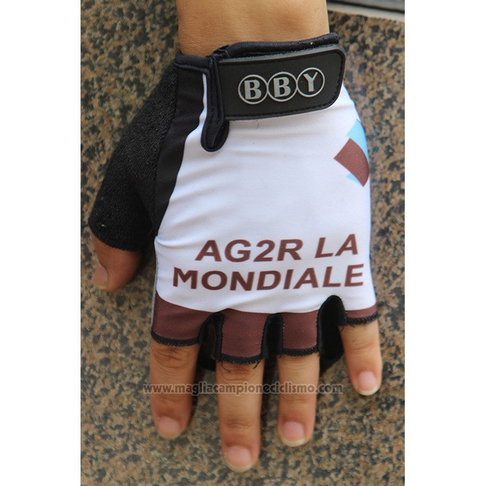 2020 Ag2r La Mondiale Guanti Corti Ciclismo